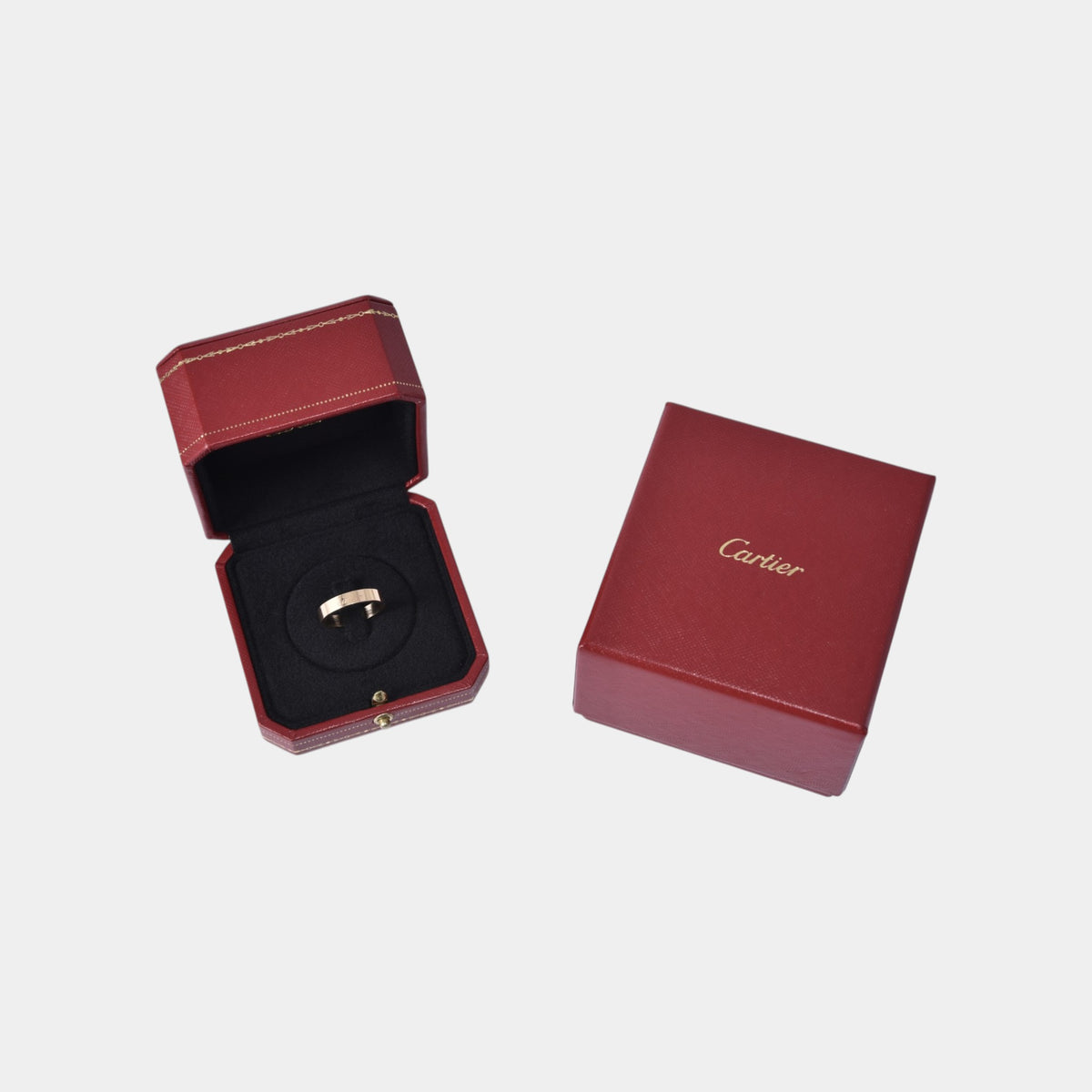 까르띠에 C 드 웨딩 링 4 MM B4098000