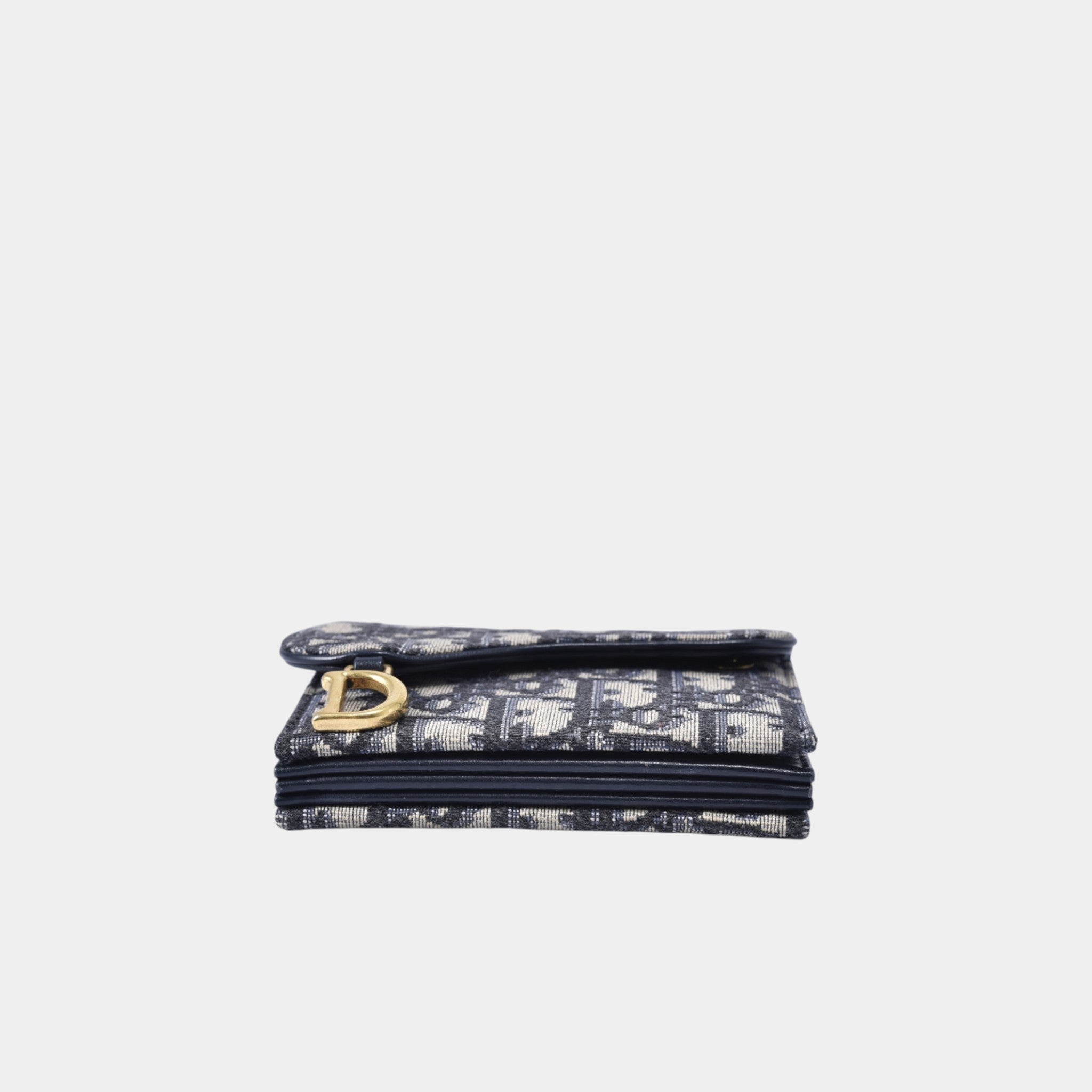 디올 오블리크 샌들 아코디언 카드 지갑 S5644
