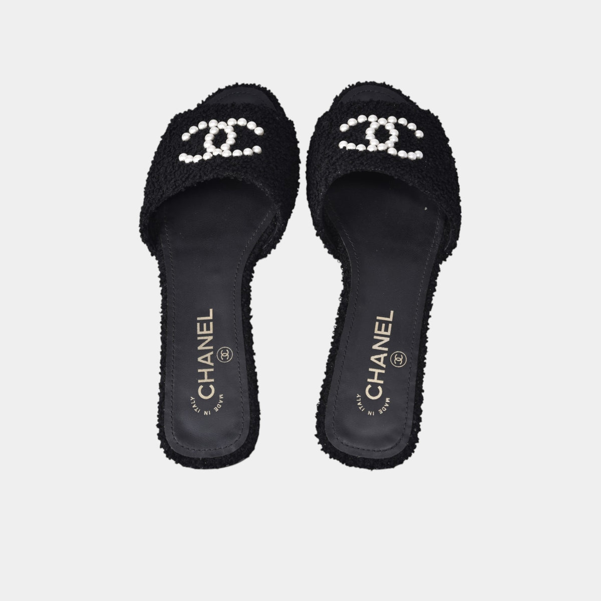 샤넬 진주 슬리퍼 G38360