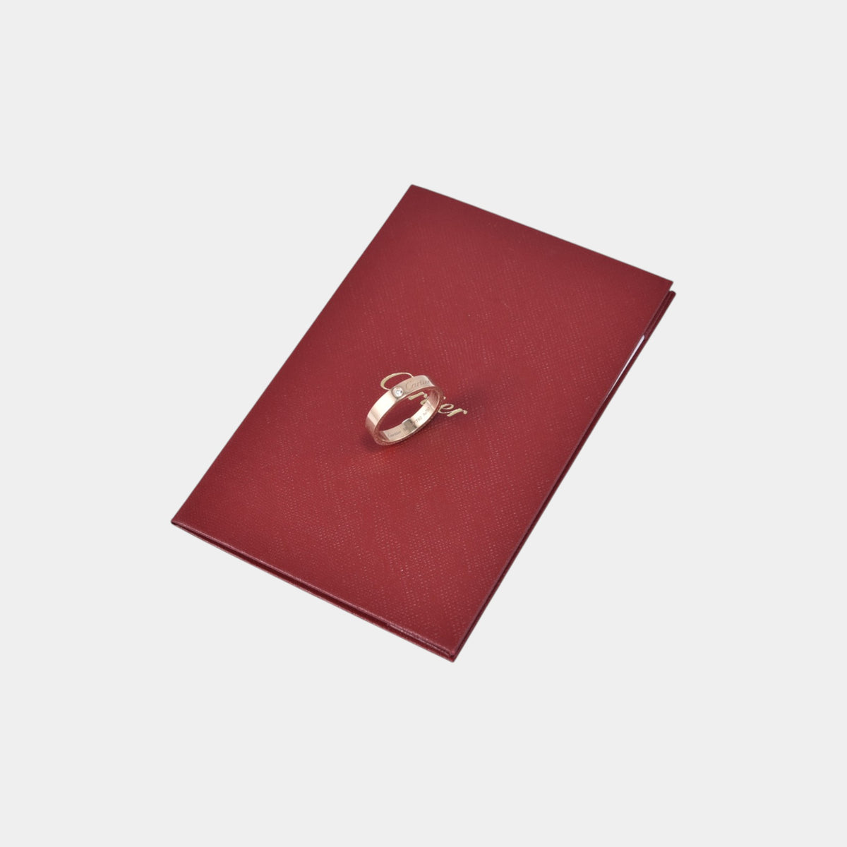 까르띠에 C 드 다이아 1P 4MM 반지 B4210700